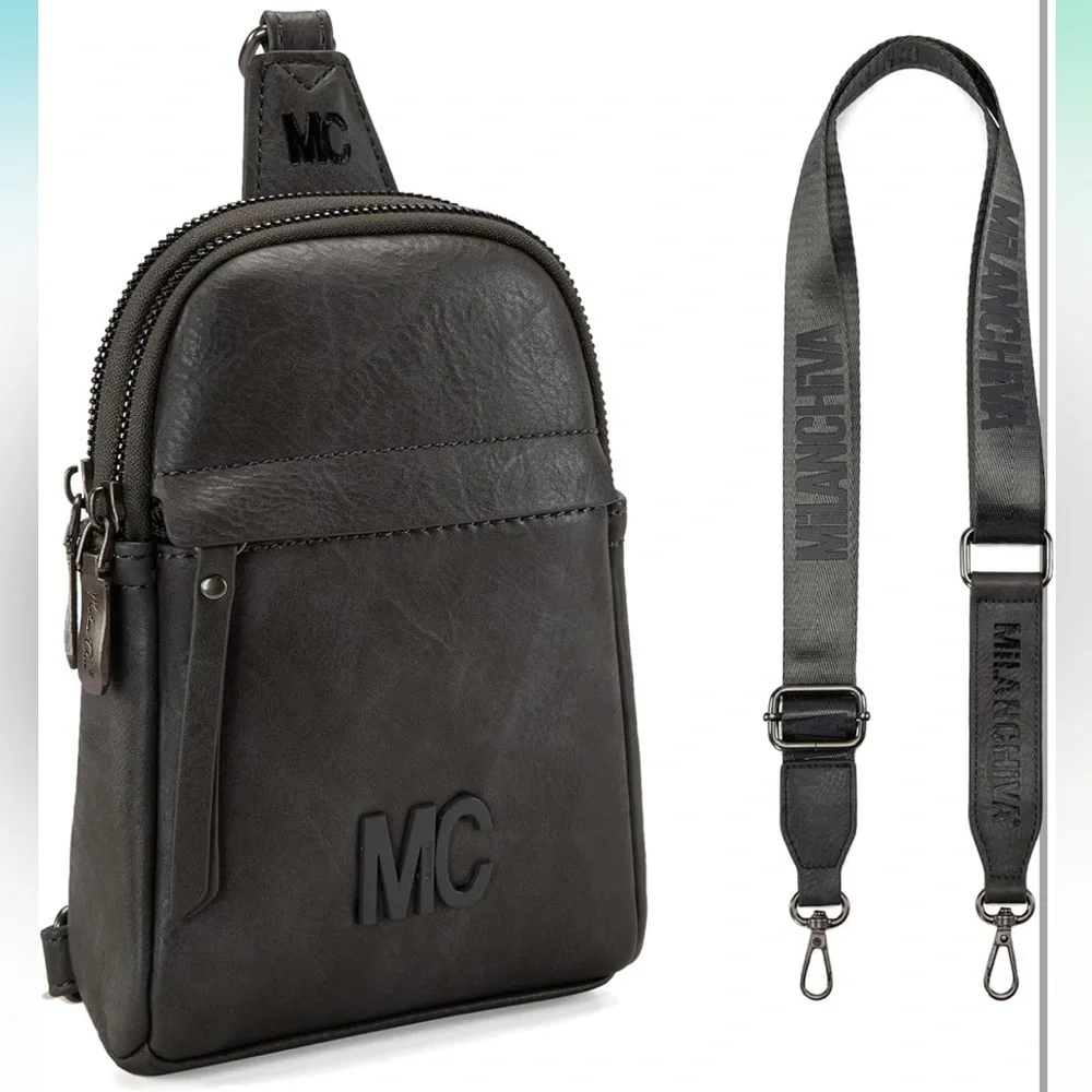 Dark grey sling bag - Picture 4 of 7